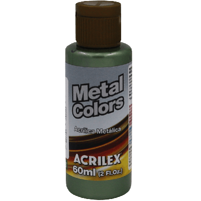 Tinta Acrílica Verde Oliva Metálico (60ml)
