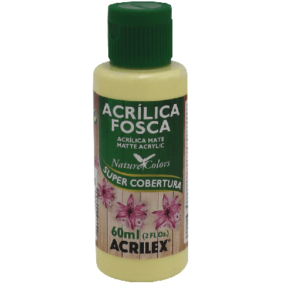 Tinta Acrílica Amarelo Bebê Acrilex (60ml)