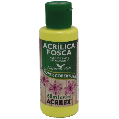 Tinta Acrílica Amarelo Limão Acrilex (60ml)