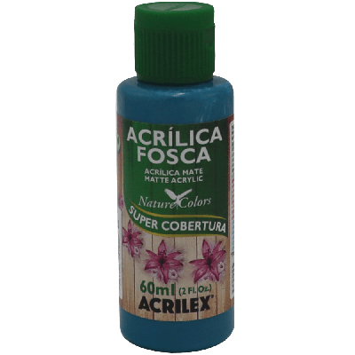 Tinta Acrílica Azul Piscina Fosca Acrilex (60 ml)