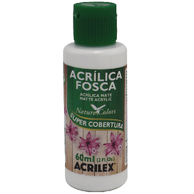 Tinta Acrílica Branco Acrilex (60ml)