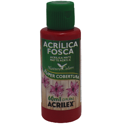 Tinta Acrílica Vermelho Escarlate Acrilex (60ml)
