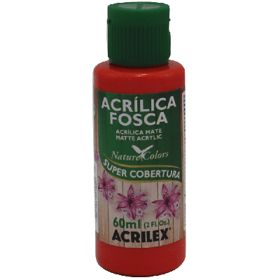 Tinta Acrílica Vermelho Vivo Acrilex (60ml)
