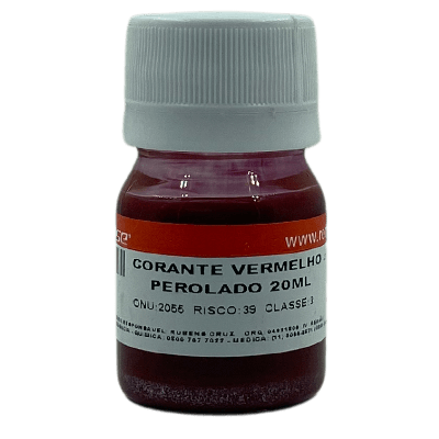 Corante Vermelho Perolado (20 ml)