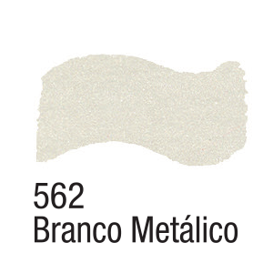 Tinta Acrílica Branco Metálico (60ml)