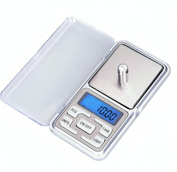 Mini Balança Digital Alta precisão (0,1g até 500g)