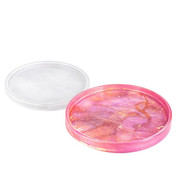 Molde de Silicone Formato Bandeja Redonda Grande