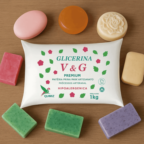 Base Glicerinada hipoalergênica Transparente (01 Kg)