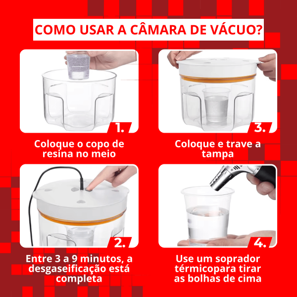 Câmara de Vácuo 2 L