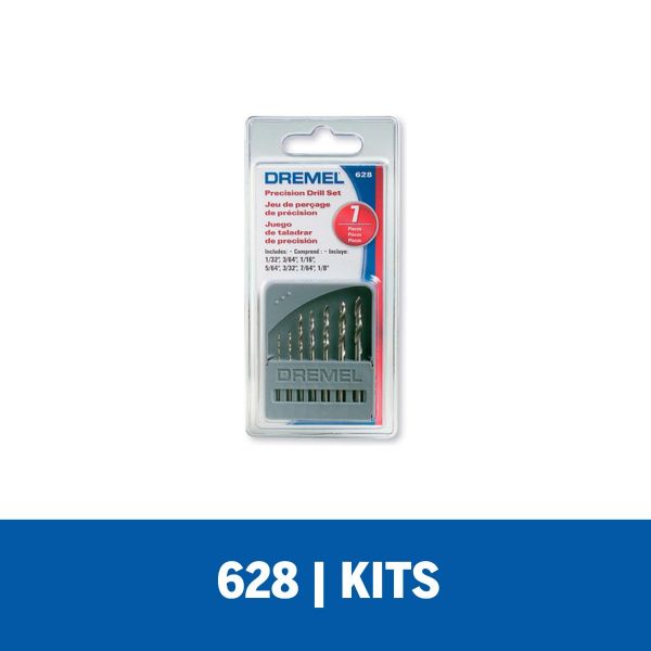 Dremel Kit De Brocas  - 7 Peças (Modelo 628)
