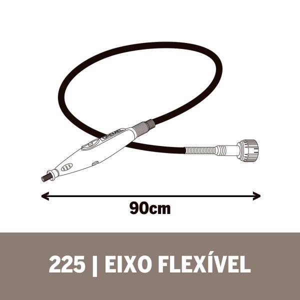 Dremel Acoplamento Eixo Flexível Para Detalhes (Modelo 225)