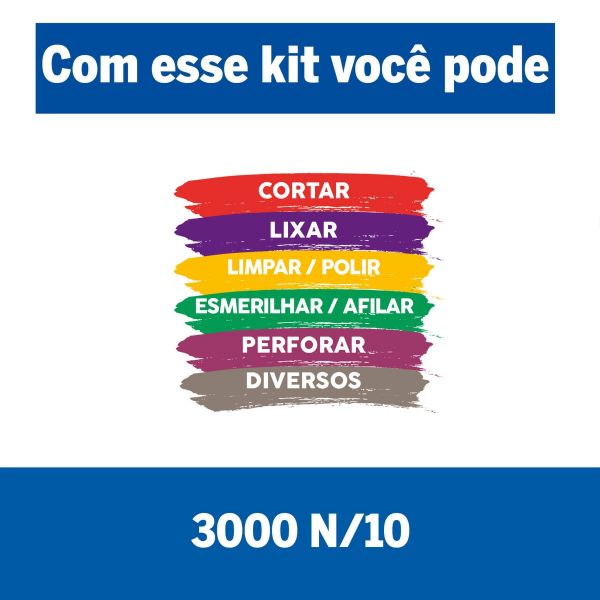 Dremel 3000 Micro Retífica com 10 Acessórios 127V