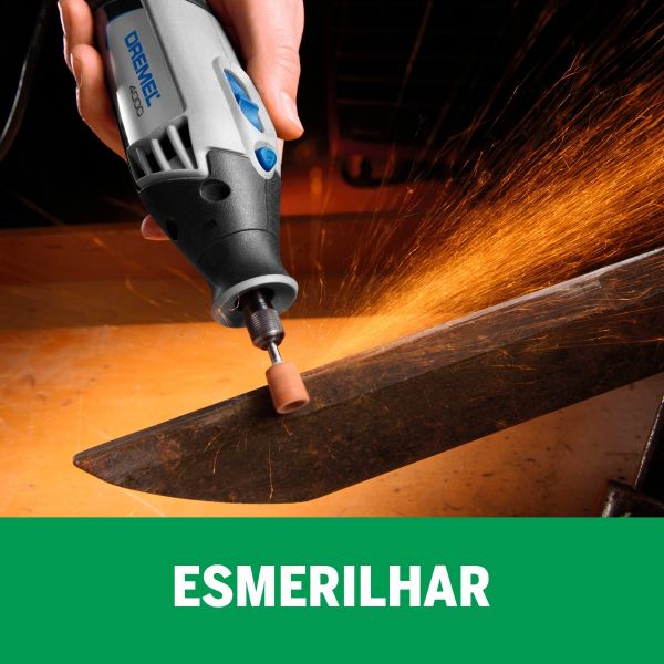 Dremel 4000 Micro Retífica com 3 Acoplamentos, 36 Acessórios e Maleta 127V