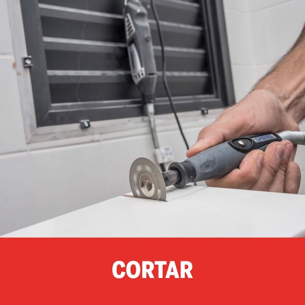 Dremel 4000 Micro Retífica com 3 Acoplamentos, 36 Acessórios e Maleta 127V