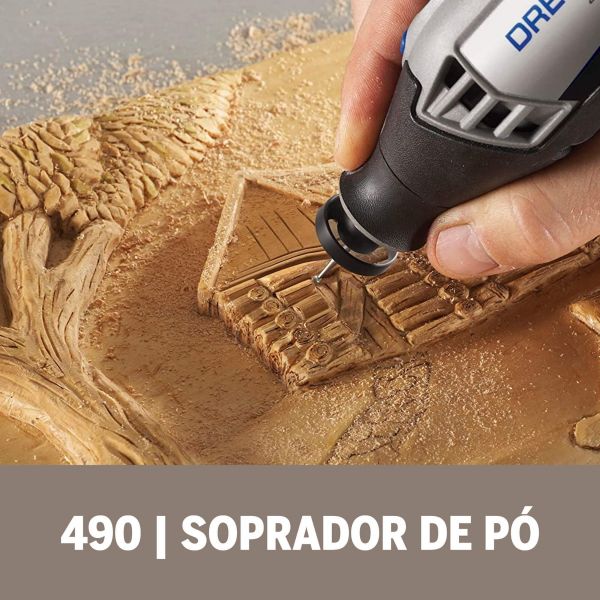 Dremel Acoplamento Micro Retífica - Soprador Pó (Modelo 490)