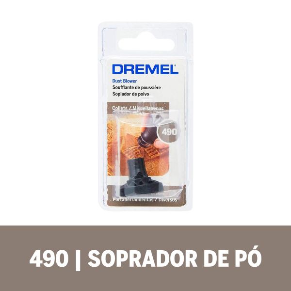 Dremel Acoplamento Micro Retífica - Soprador Pó (Modelo 490)