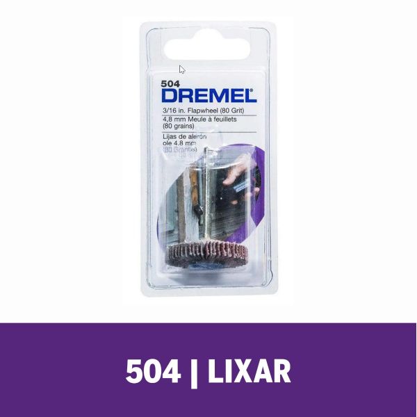 Dremel Disco Flap 4,8mm De Grão Grosso (Modelo 504)
