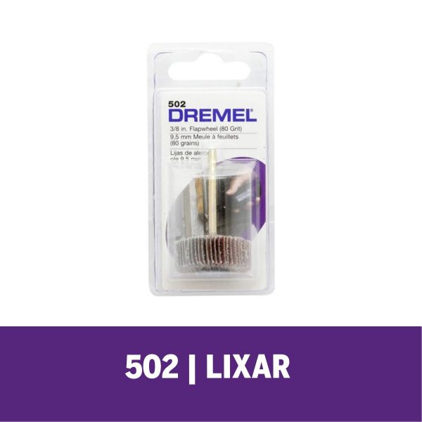 Dremel Disco Flap 9,5mm De Grão Grosso  (Modelo 502)