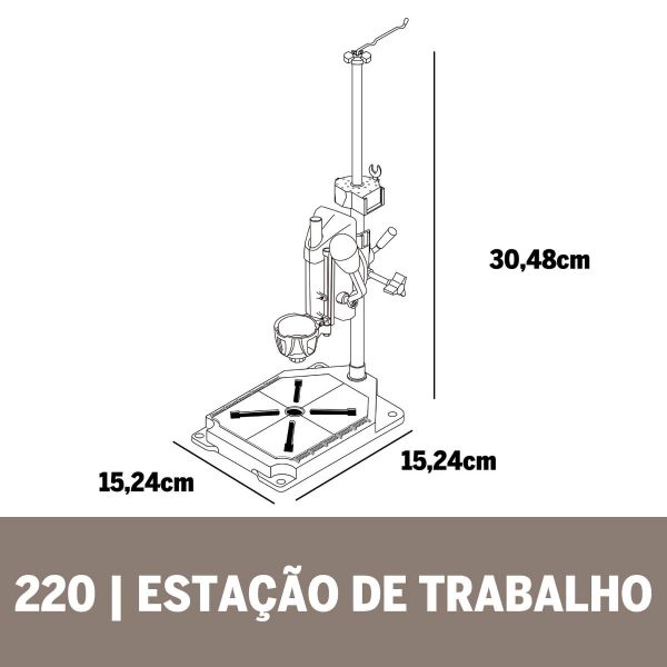 Dremel Suporte Vertical Multi Estação 220