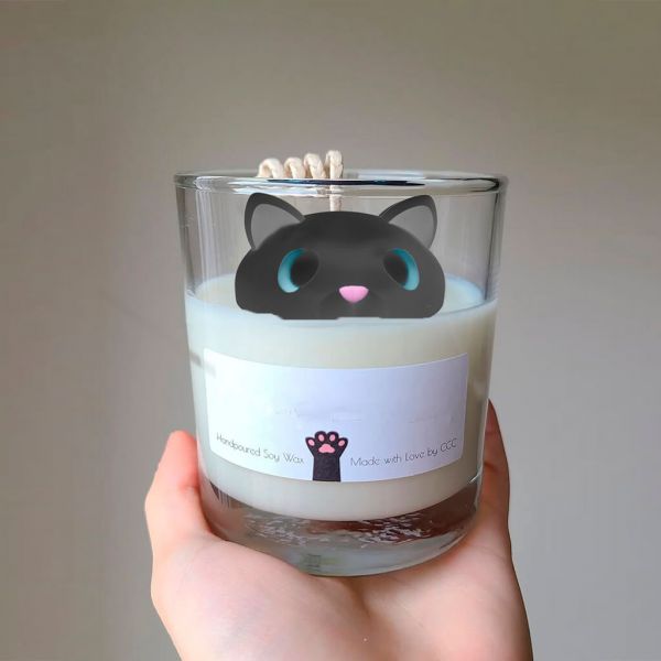 Molde de Silicone Gato Escondido