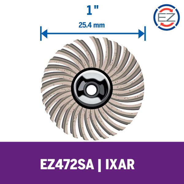 Escova Abrasivo Para Detalhes De 25,4mm De Grão Médio Dremel (Modelo EZ472SA)