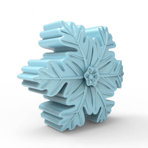 Molde de Silicone Floco de Neve