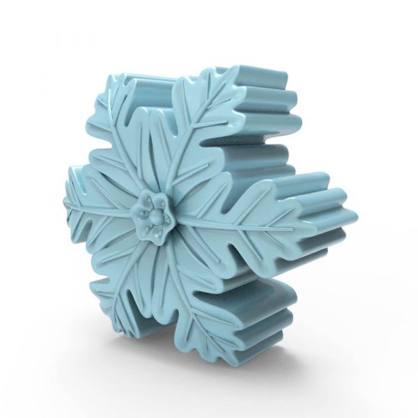 Molde de Silicone Floco de Neve