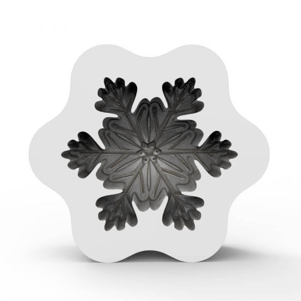 Molde de Silicone Floco de Neve