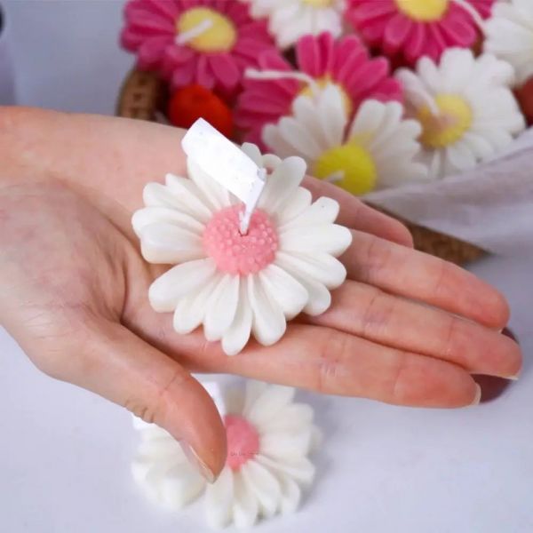 Molde de Silicone Margarida Com Furo