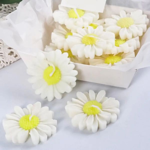 Molde de Silicone Margarida Com Furo