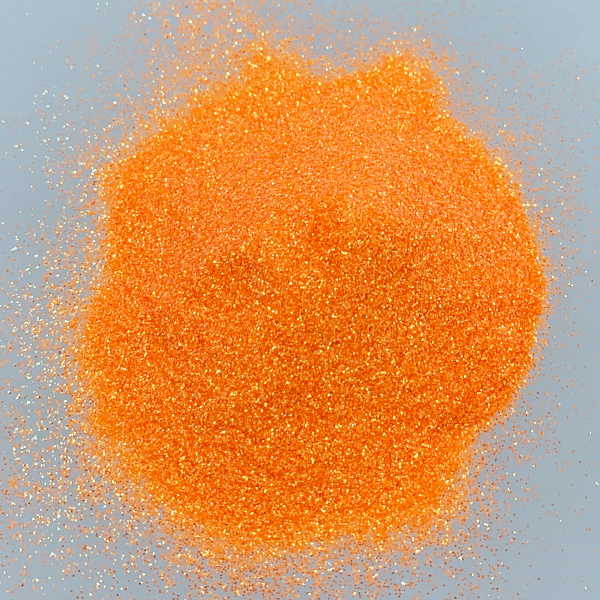Glitter Laranja Fluorescente Raibow Orange (30 g)
