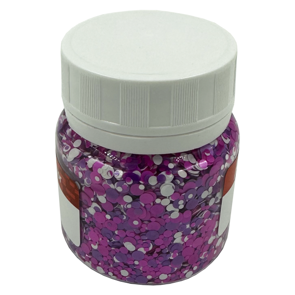 Glitter Mix de Rosa, Roxo e Branco (30 g)