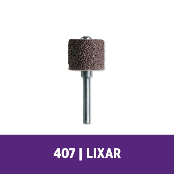 Haste Para Lixar De 12,7mm Dremel Com Tubo De Lixa De Grão Grosso (Modelo 407)