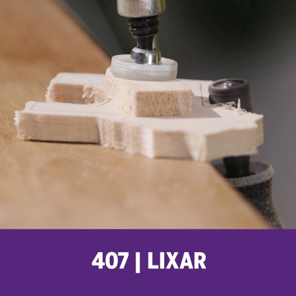 Haste Para Lixar De 12,7mm Dremel Com Tubo De Lixa De Grão Grosso (Modelo 407)