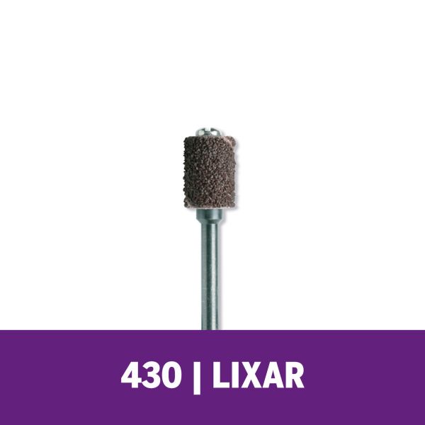 Haste Para Lixar De 6,4mm Com Tubo De Lixa De Grão Grosso (Modelo 430)