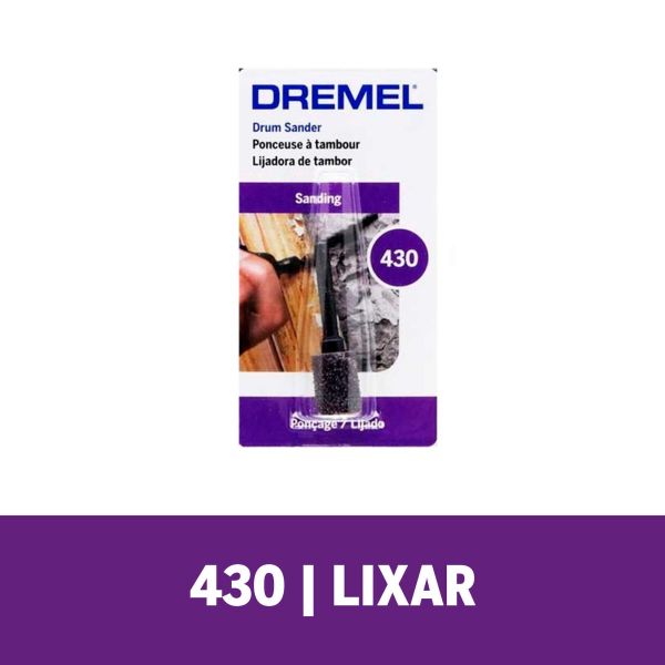 Haste Para Lixar De 6,4mm Com Tubo De Lixa De Grão Grosso (Modelo 430)