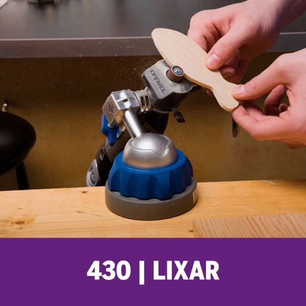 Haste Para Lixar De 6,4mm Com Tubo De Lixa De Grão Grosso (Modelo 430)