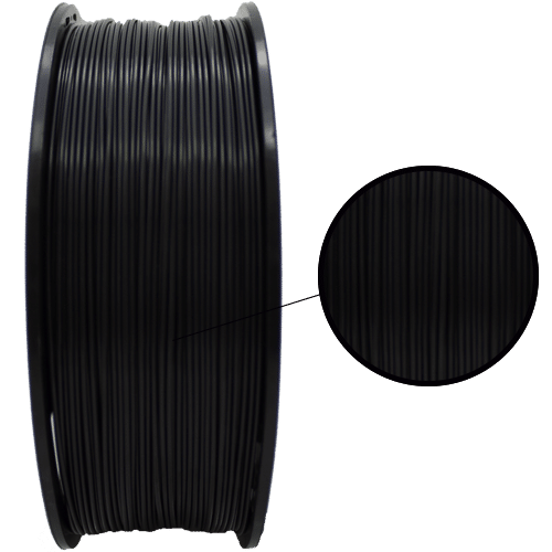 Filamento PLA Preto 1,75mm (01 Kg)