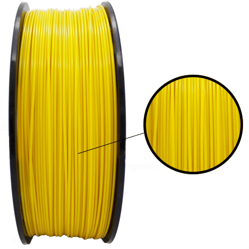 Filamento PLA Amarelo 1,75mm (01 Kg)