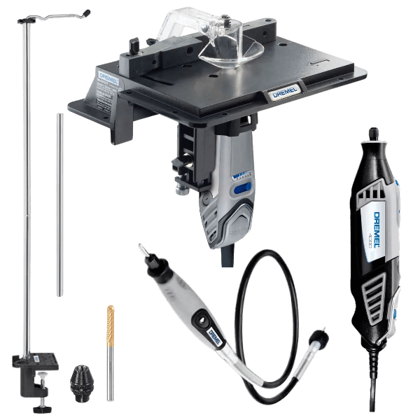 Kit Dremel 4000 Completo com Acessórios e Acoplamentos