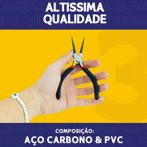 Kit De Alicates Para Bijuterias e Artesanato