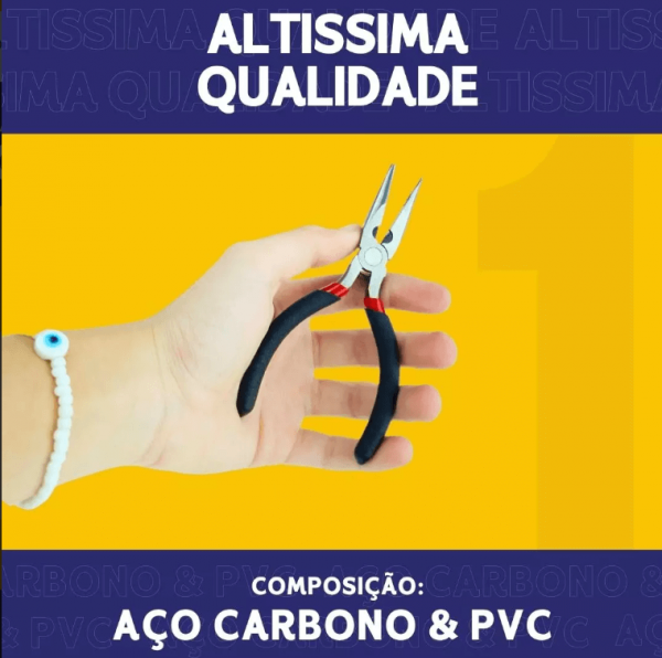 Kit De Alicates Para Bijuterias e Artesanato
