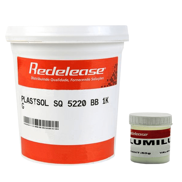 Kit Plastisol SQ 5220 +  Pigmento Lumilux Para Fabricação De Isca Glow