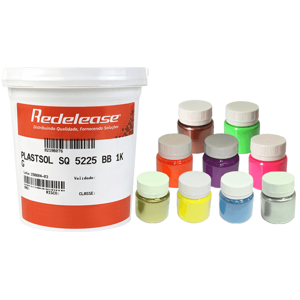 Kit Plastisol SQ 5225 + Todos Pigmentos Fluorescentes