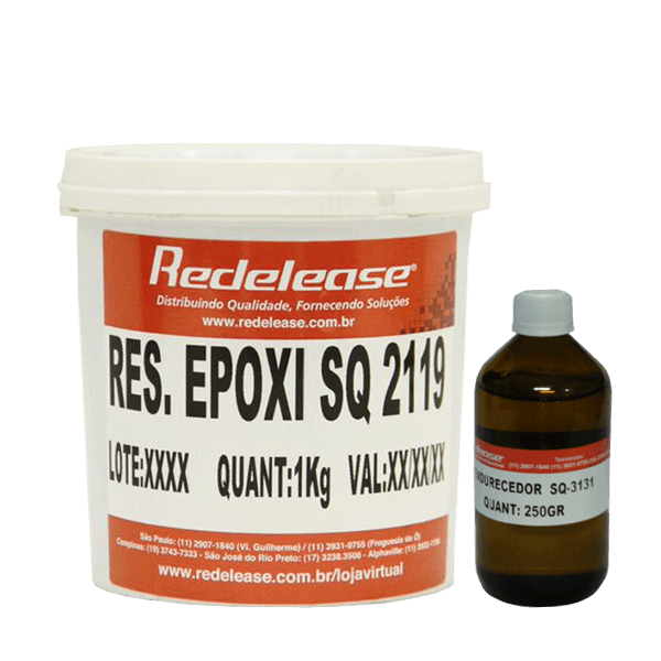 Kit Resina Epoxi SQ 2119 Com Endurecedor SQ 3131 Para Encapsulamento