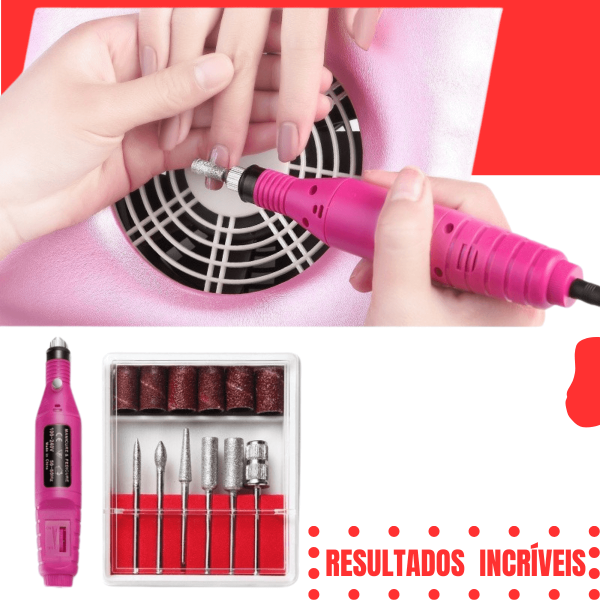 Lixadeira de Unha Elétrica Profissional Bivolt
