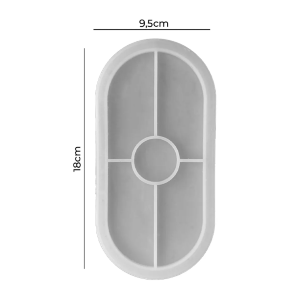 Molde de Silicone Formato Bandeja Padrão