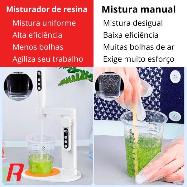 Misturador Elétrico para Resina