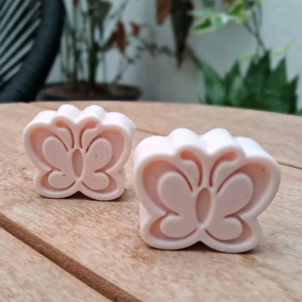Molde de Silicone Borboleta 2 Cavidades