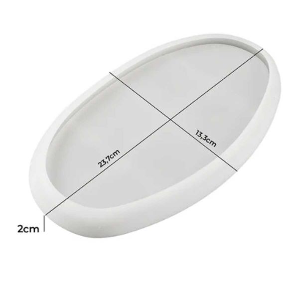 Molde de Silicone Bandeja Oval Modelo 3